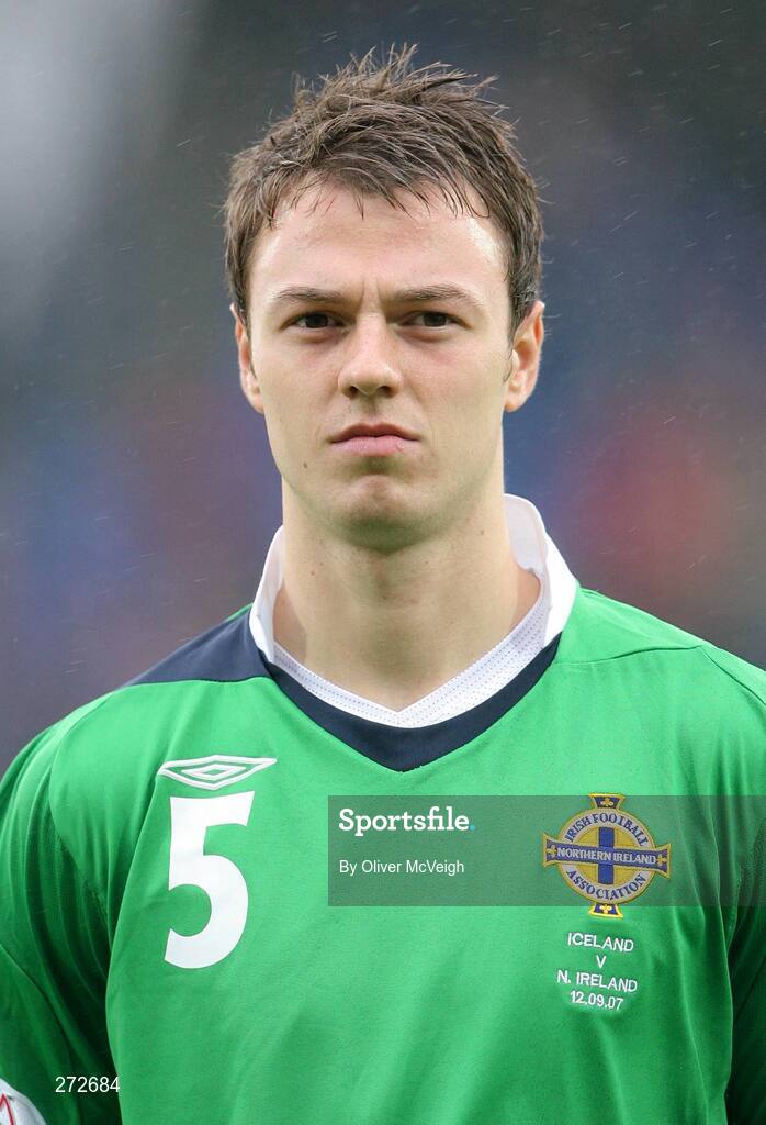 12 September 2007; Jonny Evans, Northern Ireland. 2008 European Championship Qualifier, Iceland v Northern Ireland, Laugardalsvollur Stadium, Reykjavik, Iceland. Picture credit; Oliver McVeigh / SPORTSFILE