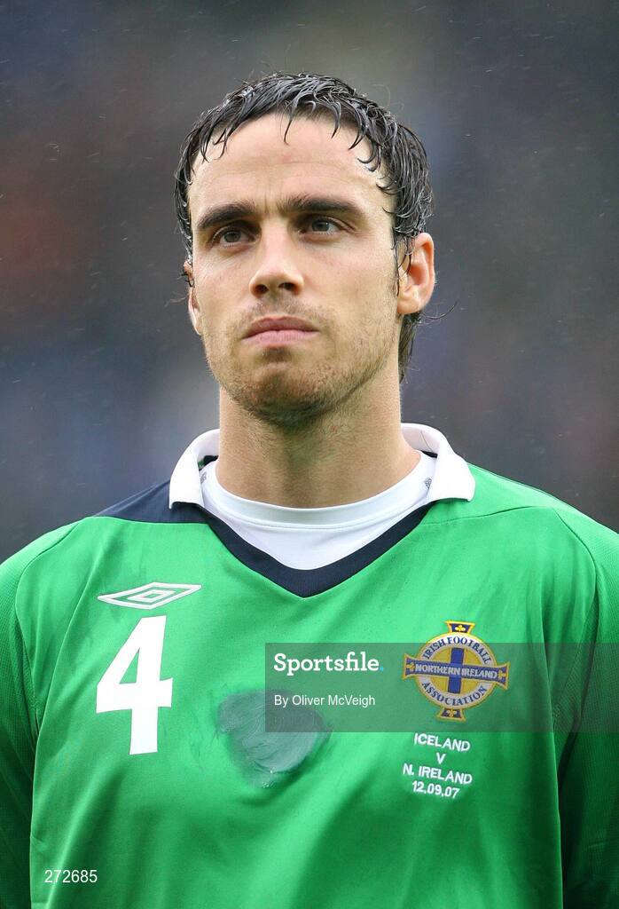 12 September 2007; Michael Duff, Northern Ireland. 2008 European Championship Qualifier, Iceland v Northern Ireland, Laugardalsvollur Stadium, Reykjavik, Iceland. Picture credit; Oliver McVeigh / SPORTSFILE