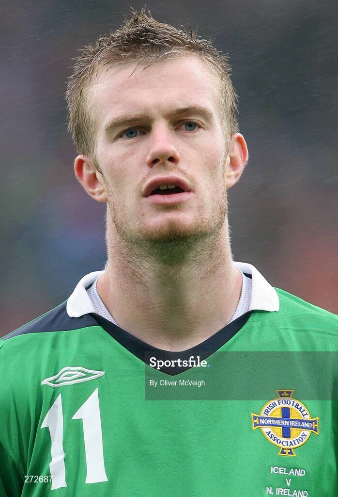 12 September 2007; Chris Brunt, Northern Ireland. 2008 European Championship Qualifier, Iceland v Northern Ireland, Laugardalsvollur Stadium, Reykjavik, Iceland. Picture credit; Oliver McVeigh / SPORTSFILE