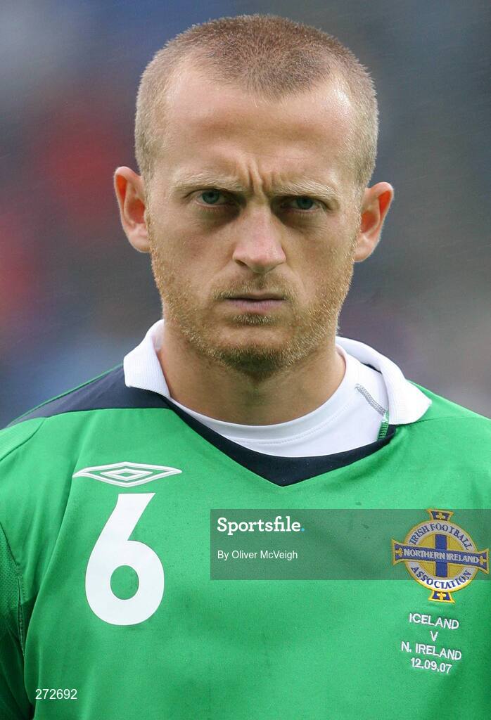 12 September 2007; Sammy Clingan, Northern Ireland. 2008 European Championship Qualifier, Iceland v Northern Ireland, Laugardalsvollur Stadium, Reykjavik, Iceland. Picture credit; Oliver McVeigh / SPORTSFILE