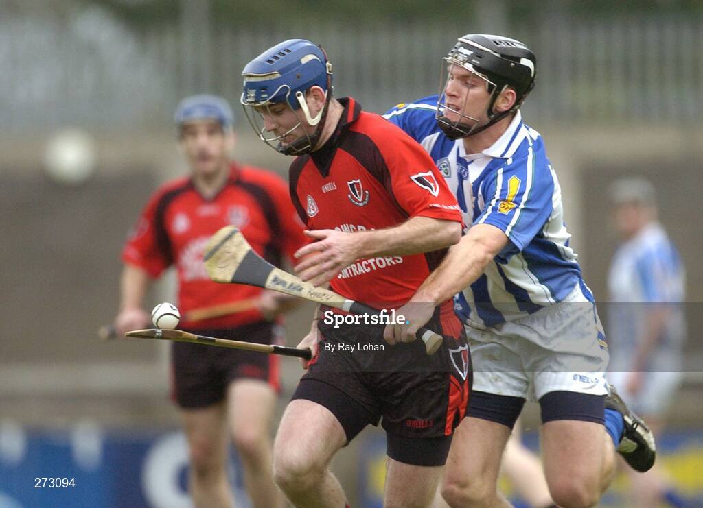 11 Novenber 2007; Darren Nolan, Oulart-the-Ballagh, Wexford, in action against Conasl Keaney, Ballyboden St Enda's, Dublin. AIB Leinster Club Senior Hurling Championship Quarter-Final, Ballyboden St Enda's, Dublin v Oulart-the-Ballagh, Wexford, Parnell Park, Dublin. Picture credit: Ray Lohan / SPORTSFILE