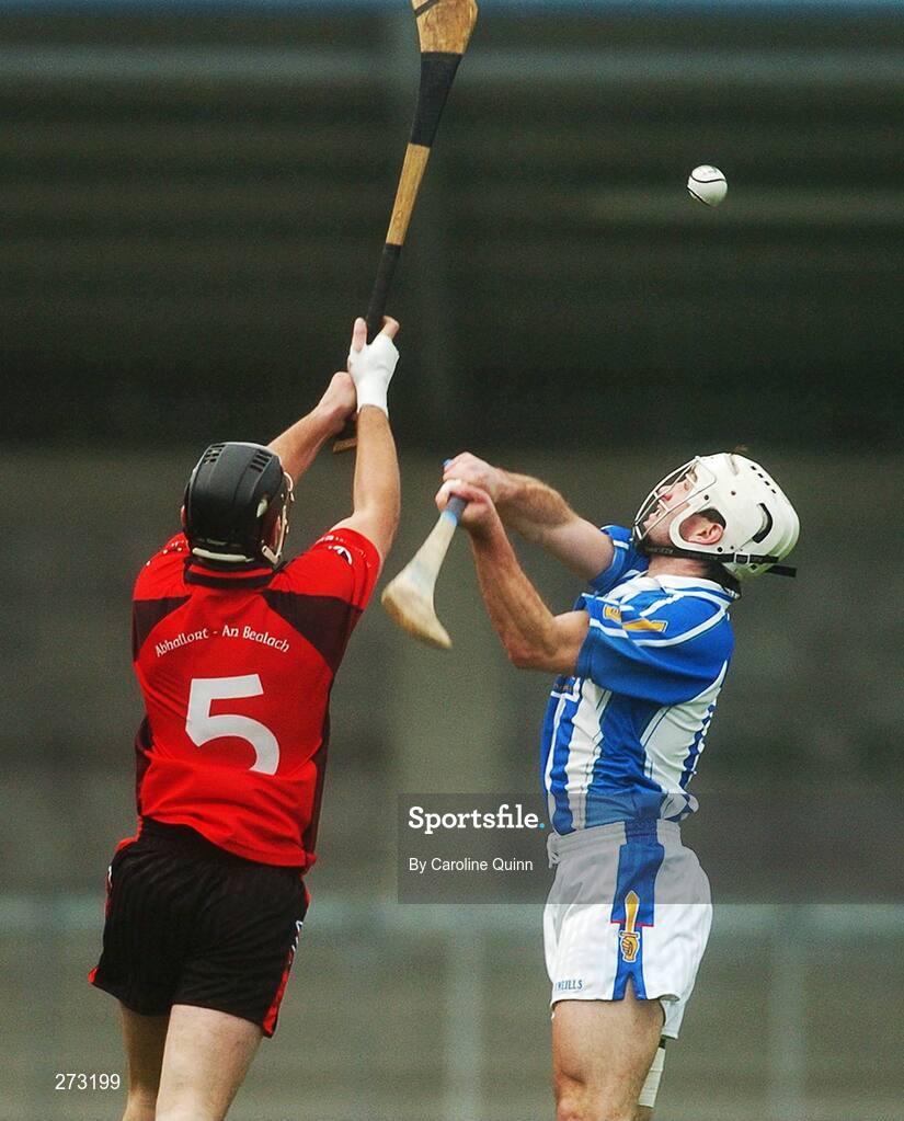 11 Novenber 2007; David Sweeney, Ballyboden St Enda's, Dublin, in action against Darren Stamp, Oulart-the-Ballagh, Wexford. AIB Leinster Club Senior Hurling Championship Quarter-Final, Ballyboden St Enda's, Dublin v Oulart-the-Ballagh, Wexford, Parnell Park, Dublin. Picture credit: Caroline Quinn / SPORTSFILE