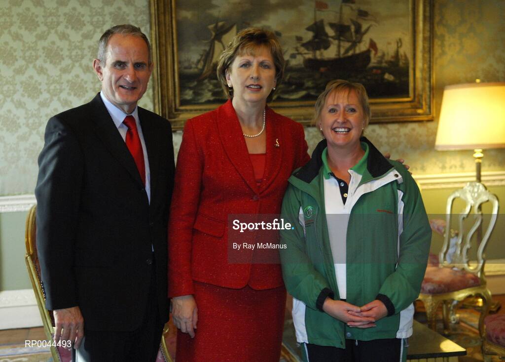 8 November 2007; TEAM Ireland coach Dorothy Timmons, from Lucan, Co. Dublin, who attended a reception in Aras an Uachtarain hosted by President Mary McAleese and Dr. Martin McAleese, to celebrate their triumphs at the 2007 Special Olympics World Summer Games, held recently in Shanghai, China. Aras an Uachtarain, Phoenix Park, Dublin. Picture credit: Ray McManus / SPORTSFILE