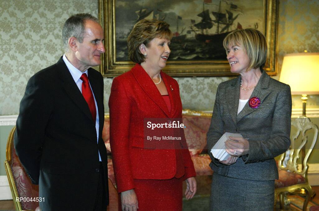 8 November 2007; Special Olympics CEO Mary Davis when TEAM Ireland and their coaches attended a reception in Aras an Uachtarain hosted by President Mary McAleese and Dr. Martin McAleese, to celebrate their triumphs at the 2007 Special Olympics World Summer Games, held recently in Shanghai, China. Aras an Uachtarain, Phoenix Park, Dublin. Picture credit: Ray McManus / SPORTSFILE
