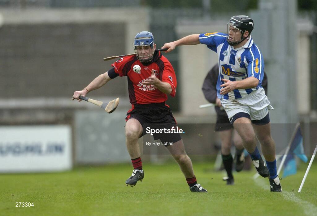 11 November 2007; Darren Nolan, Oulart-the-Ballagh, Wexford, in action against Conasl Keaney, Ballyboden St. Enda's, Dublin. AIB Leinster Club Senior Hurling Championship Quarter-Final, Ballyboden St Enda's, Dublin v Oulart-the-Ballagh, Wexford, Parnell Park, Dublin. Picture credit: Ray Lohan / SPORTSFILE