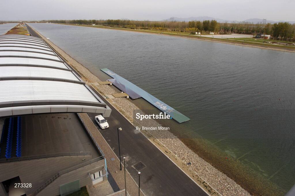 13 November 2007; A general view of the Shunyi Olympic Rowing and Canoeing Park during preparations in Beijing ahead of the 2008 Summer Olympic Games. The 2008 Summer Olympics, officially known as the Games of the XXIX Olympiad, will be take place from the 8th August 2008 to 24th August 2008, at the Beijing National Stadium in Beijing, China. Beijing, China. Picture credit: Brendan Moran / SPORTSFILE *** Local Caption ***