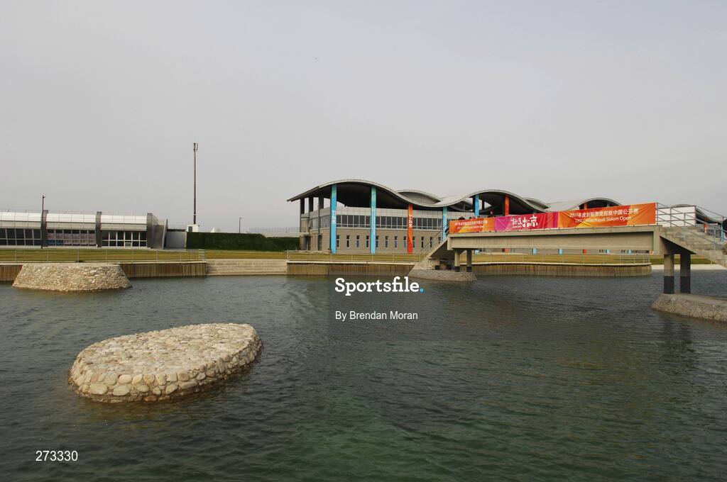 13 November 2007; A general view of the Shunyi Olympic Rowing and Canoeing Park during preparations in Beijing ahead of the 2008 Summer Olympic Games. The 2008 Summer Olympics, officially known as the Games of the XXIX Olympiad, will be take place from the 8th August 2008 to 24th August 2008, at the Beijing National Stadium in Beijing, China. Beijing, China. Picture credit: Brendan Moran / SPORTSFILE *** Local Caption ***
