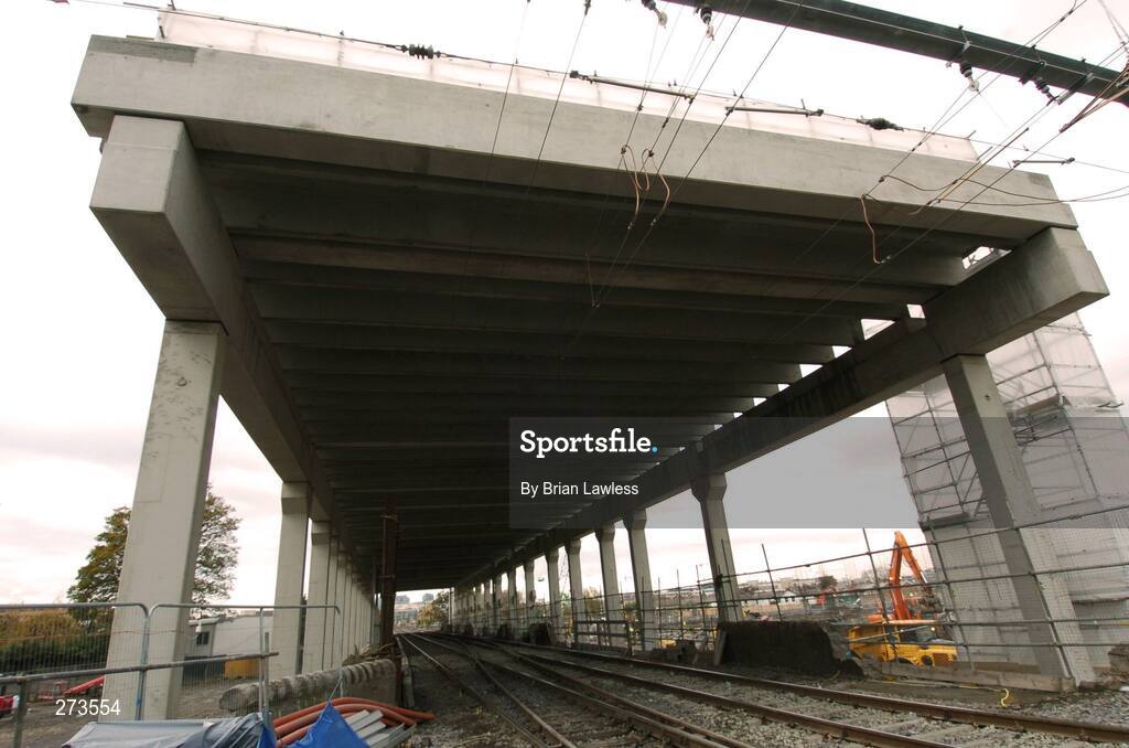 15 November 2007; A general view of Lansdowne Road as work progresses on the new stadium. Lansdowne Road, Dublin. Picture credit: Brian Lawless / SPORTSFILE