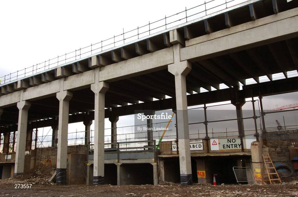 15 November 2007; A general view of Lansdowne Road as work progresses on the new stadium. Lansdowne Road, Dublin. Picture credit: Brian Lawless / SPORTSFILE