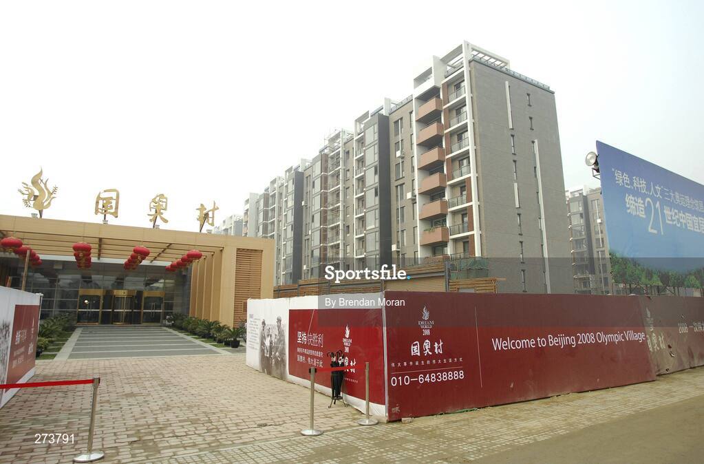 12 November 2007; A general view of the Olympic Village, where athletes will stay for the duration of the Games next August, during preparations in Beijing ahead of the 2008 Summer Olympic Games. The 2008 Summer Olympics, officially known as the Games of the XXIX Olympiad, will be take place from the 8th August 2008 to 24th August 2008, at the Beijing National Stadium in Beijing, China. Beijing, China. Picture credit: Brendan Moran / SPORTSFILE *** Local Caption ***
