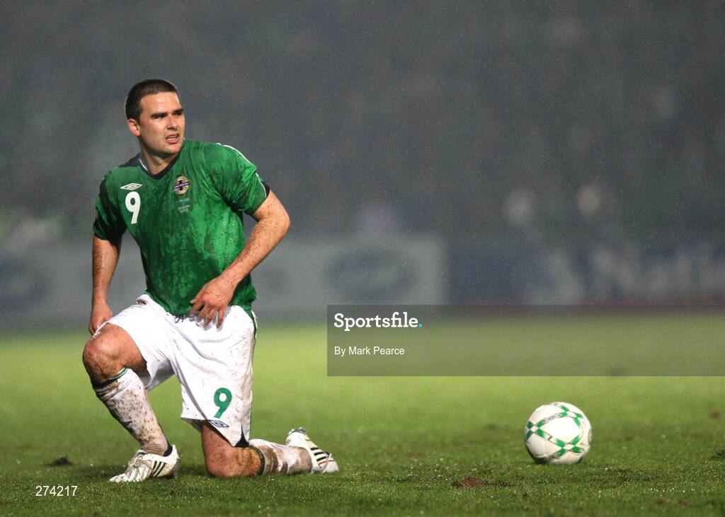 17 November 2007; David Healy, Northern Ireland. 2008 European Championship Qualifier, Northern Ireland v Denmark, Windsor Park, Belfast, Co. Antrim. Picture credit; Mark Pearce / SPORTSFILE