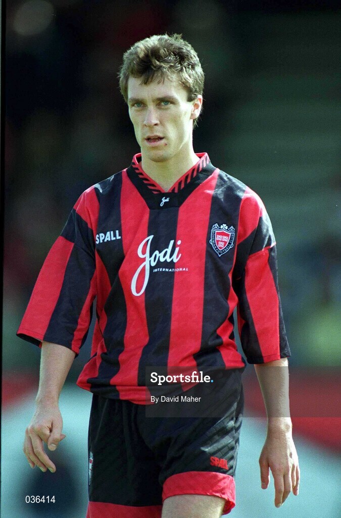 28 August 1994; Dave Tilson of Bohemians during the Bord Gáis National League Premier Division match between Bohemians and Dundalk at Dalymount Park in Dublin. Photo by David Maher/Sportsfile