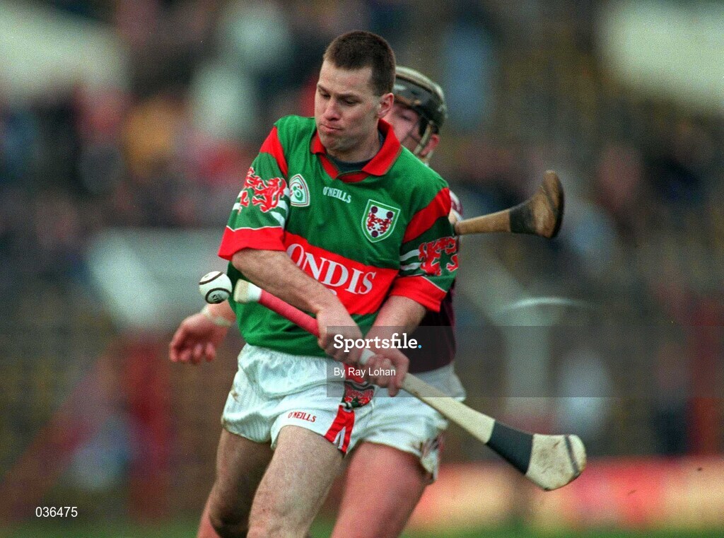 13 February 2000; Declan Pilkington of Birr during the All-Ireland Senior Club Hurling Championship Semi-Final match between Athenry and Birr at Semple Stadium in Thurles, Tipperary. Photo by Ray Lohan/Sportsfile
