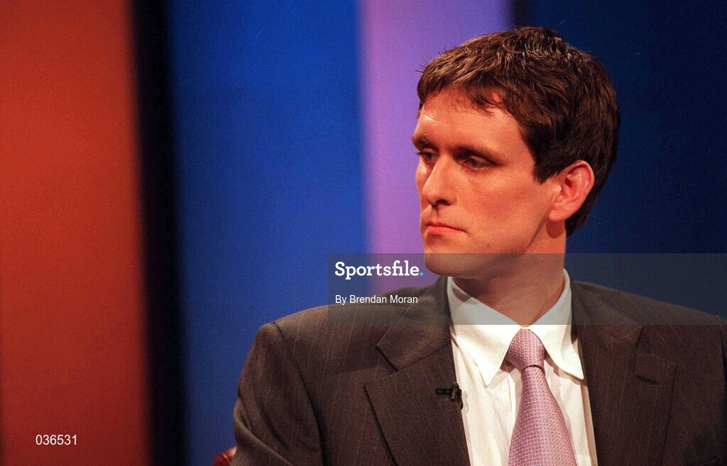 31 March 2000; GPA spokesman Donal O'Neill speaks on The Late Late Show at the RTE Studios in Dublin. Photo by Brendan Moran/Sportsfile