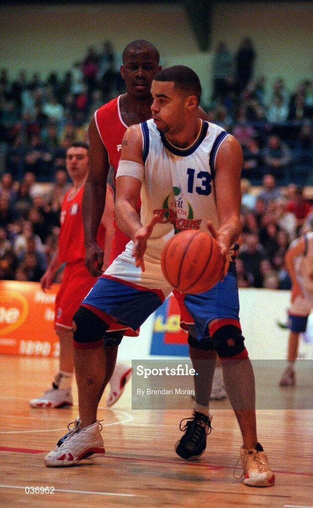 11 February 2000; John Estick of ESAT Telecom Demons during the ESB Superleague match between Neptune and ESAT Telecom Demons at Neptune Stadium in Blackpool, Cork. Photo by Brendan Moran/Sportsfile