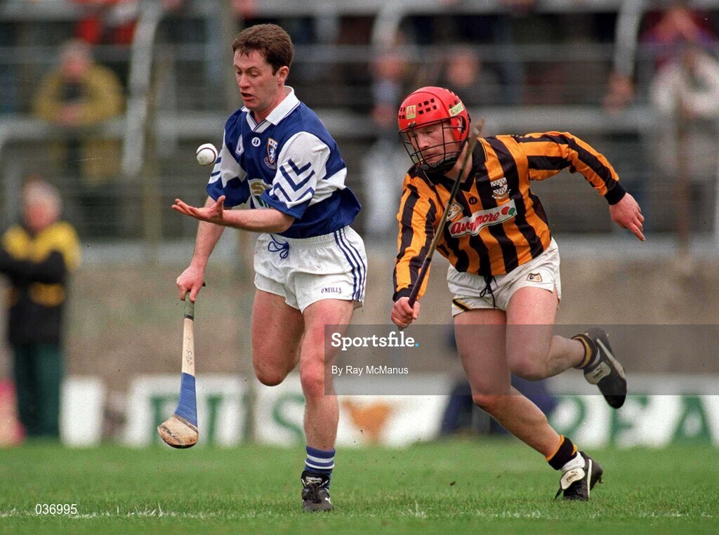 14 April 1996; John O'Sullivan of Laois during the National Hurling League Division 1 Quarter-Final between Laois and Kilkenny at Semple Stadium in Thurles, Tipperary. Photo by Ray McManus/Sportsfile