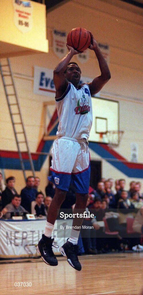 11 February 2000; Joseph McKenny of ESAT Telecom Demons during the ESB Superleague match between Neptune and ESAT Telecom Demons at Neptune Stadium in Blackpool, Cork. Photo by Brendan Moran/Sportsfile