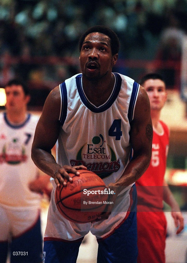 11 February 2000; Joseph McKenny of ESAT Telecom Demons during the ESB Superleague match between Neptune and ESAT Telecom Demons at Neptune Stadium in Blackpool, Cork. Photo by Brendan Moran/Sportsfile