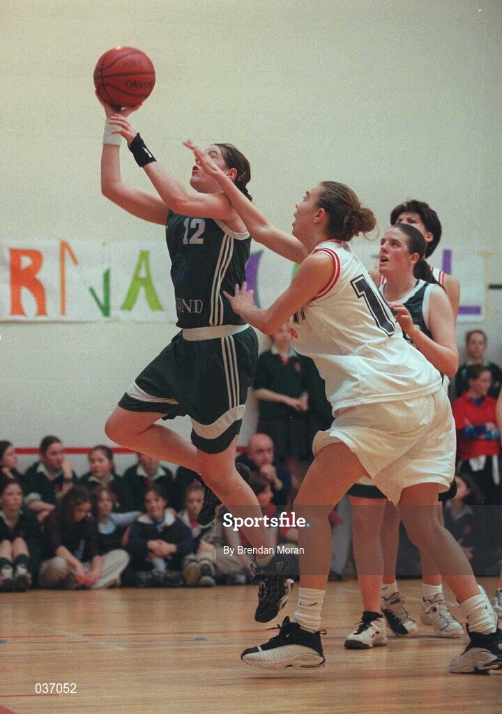 11 February 2000; Kate Maher of Ireland during the Junior Women's International Friendly match between Ireland and England in Skibbereen, Cork. Photo by Brendan Moran/Sportsfile