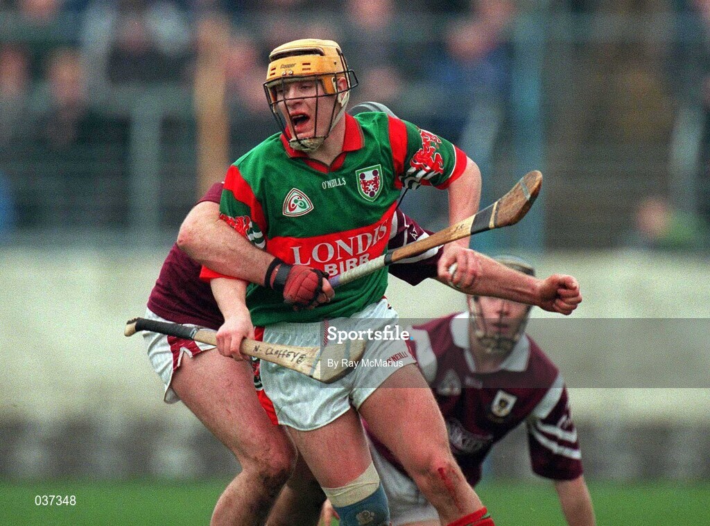 13 February 2000; Niall Claffey of Birr during the All-Ireland Senior Club Hurling Championship Semi-Final match between Athenry and Birr at Semple Stadium in Thurles, Tipperary. Photo by Ray McManus/Sportsfile