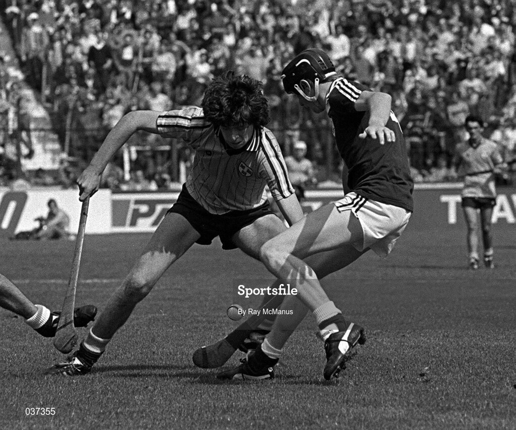 4 September 1983; Niall Quinn of Dublin during the All-Ireland Minor Hurling Championship Final match between Galway and Dublin at Croke Park in Dublin. Photo by Ray McManus/Sportsfile