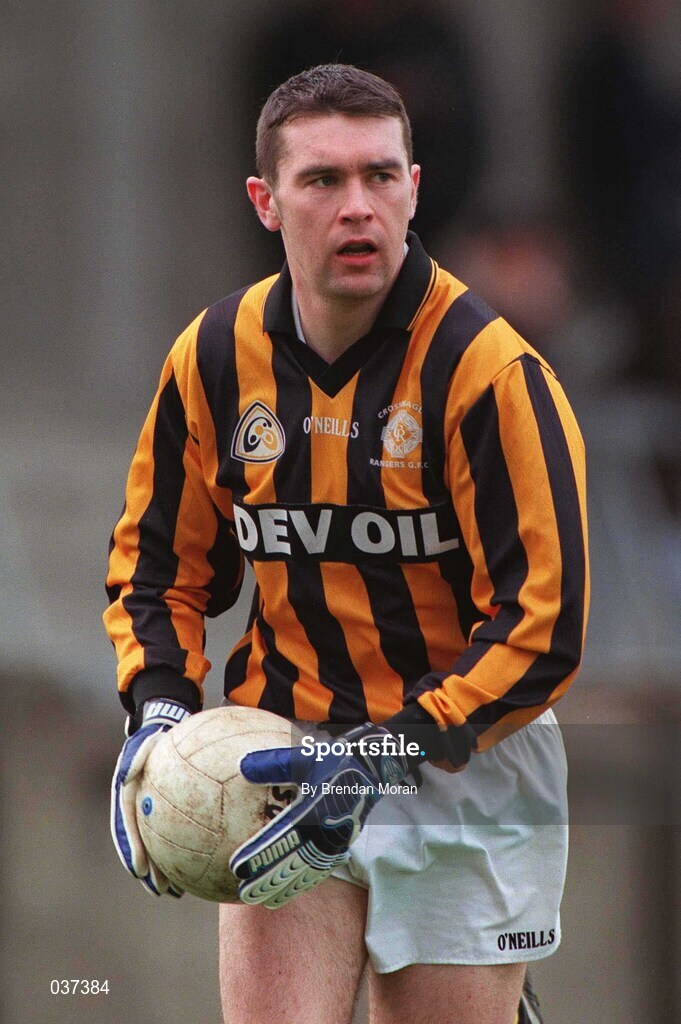 20 February 2000; Oisin McConville of Crossmaglen during the AIB All-Ireland Senior Club Football Championship Semi-Final match between Crossmaglen and UCC at Parnell Park in Dublin. Photo by Brendan Moran/Sportsfile