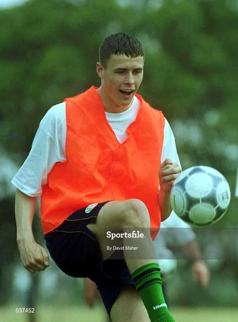 30 April 2000; Patrick McCarthy during a Republic of Ireland U16's training session at Kefar Silver Youth Village in Ashkelon, Israel. Photo by David Maher/Sportsfile