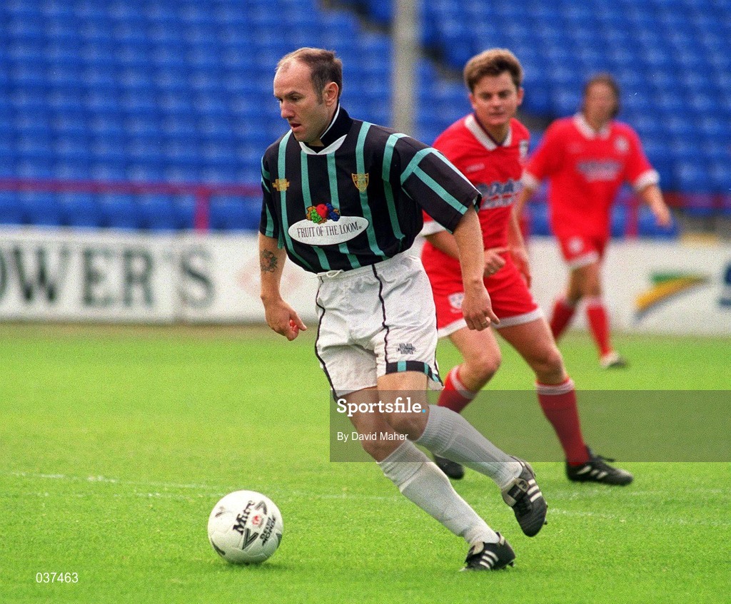 27 August 1995: Paul Doolin of Derry City during the Bord Gáis National League Premier Division match between Shelbourne and Derry City at Tolka Park in Dublin. Photo by David Maher/Sportsfile