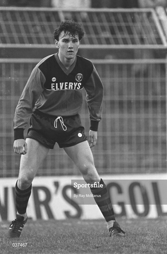 26 August 1984: Paul Doolin of Bohemians during the League Cup Section C match between Drogheda United and Bohemians at United Park in Drogheda, Louth. Photo by Ray McManus/Sportsfile