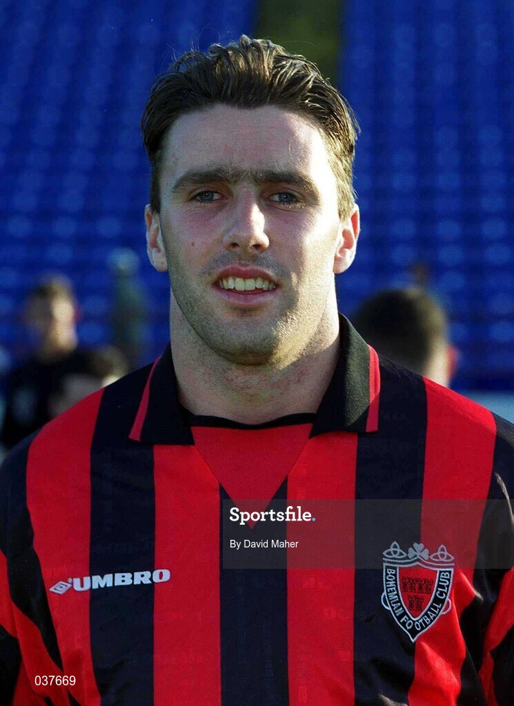 20 August 1999; Shaun Maher of Bohemians prior to the Eircom League Premier Division match between Bohemians and Shelbourne at Tolka Park in Dublin. Photo by David Maher/Sportsfile