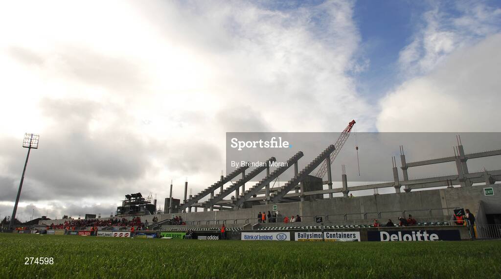 18 November 2007; A general view of the redevelopment work at Thomond Park. Heineken Cup, Pool 5, Round 2, Munster v Clermont Auvergne, Thomond Park, Limerick. Picture credit; Brendan Moran / SPORTSFILE