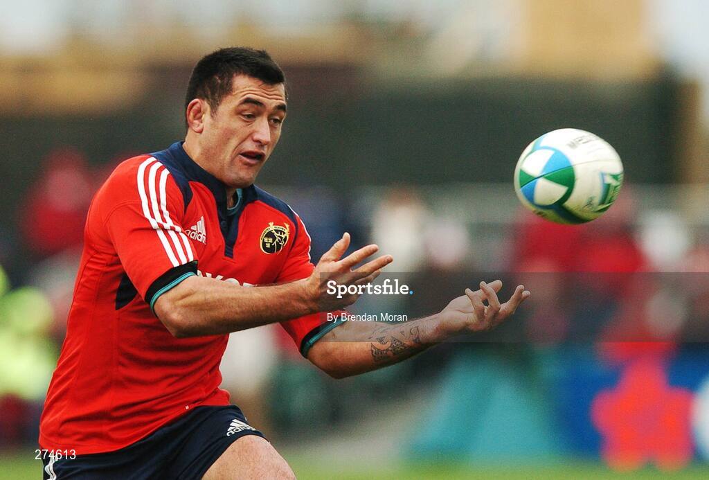 18 November 2007; Rua Tipoki, Munster. Heineken Cup, Pool 5, Round 2, Munster v Clermont Auvergne, Thomond Park, Limerick. Picture credit; Brendan Moran / SPORTSFILE