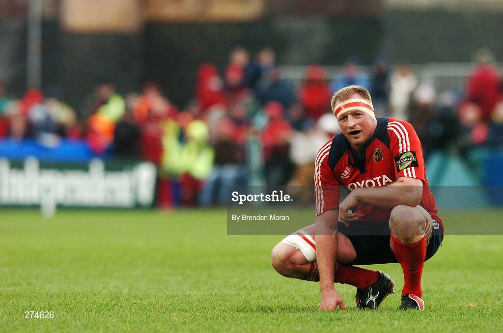 18 November 2007; Mick O'Driscoll, Munster. Heineken Cup, Pool 5, Round 2, Munster v Clermont Auvergne, Thomond Park, Limerick. Picture credit; Brendan Moran / SPORTSFILE