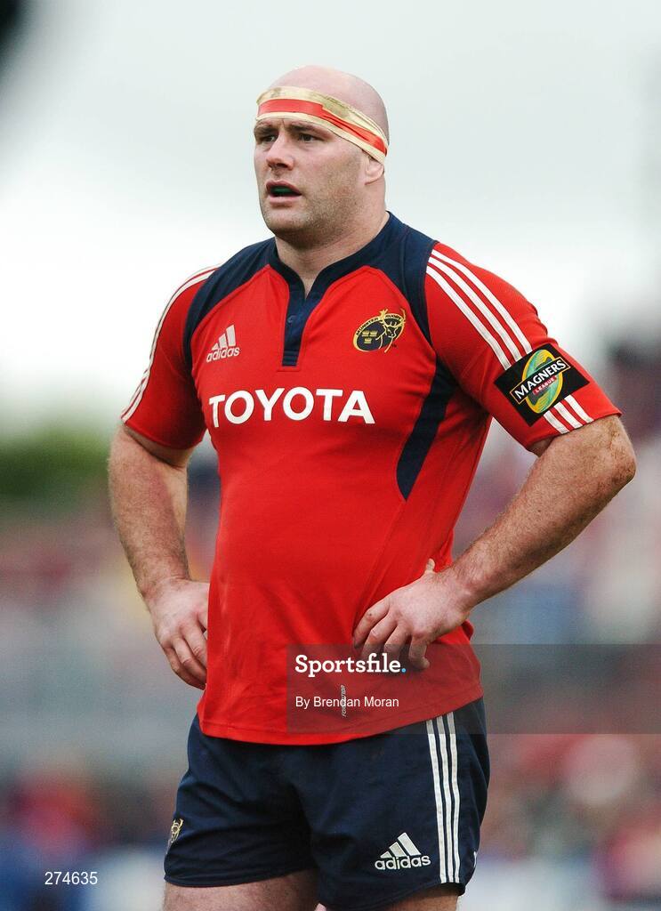 18 November 2007; John Hayes, Munster. Heineken Cup, Pool 5, Round 2, Munster v Clermont Auvergne, Thomond Park, Limerick. Picture credit; Brendan Moran / SPORTSFILE