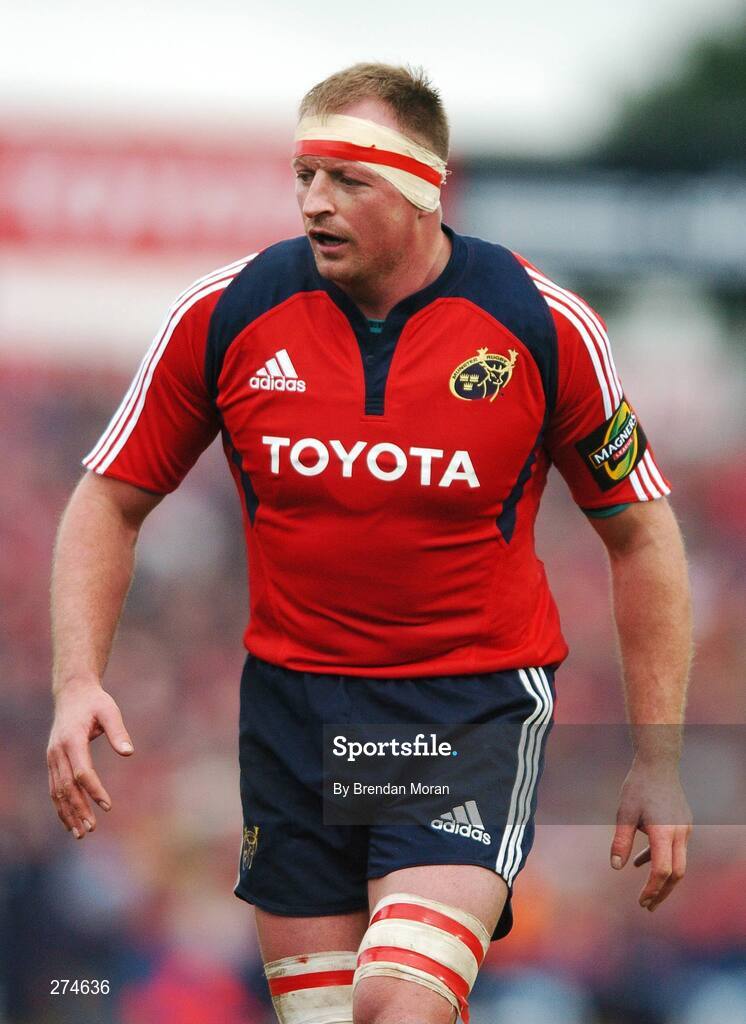 18 November 2007; Mick O'Driscoll, Munster. Heineken Cup, Pool 5, Round 2, Munster v Clermont Auvergne, Thomond Park, Limerick. Picture credit; Brendan Moran / SPORTSFILE