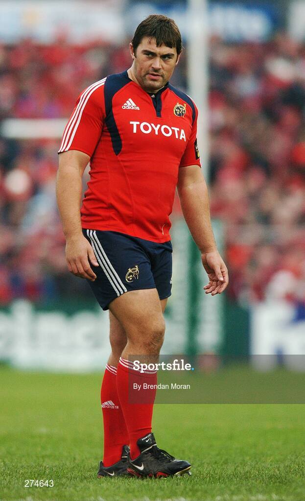 18 November 2007; Tony Buckley, Munster. Heineken Cup, Pool 5, Round 2, Munster v Clermont Auvergne, Thomond Park, Limerick. Picture credit; Brendan Moran / SPORTSFILE *** Local Caption ***