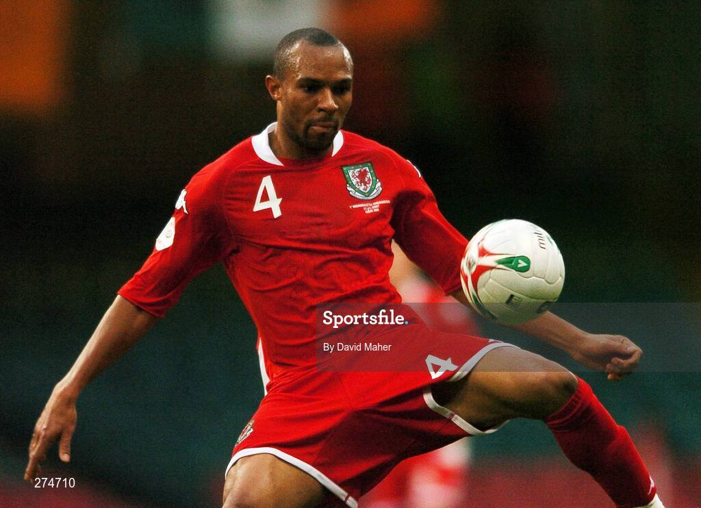 17 November 2007; Danny Gabbidon, Wales 2008 European Championship Qualifier, Wales v Republic of Ireland, Millennium Stadium, Cardiff, Wales. Picture credit; David Maher / SPORTSFILE