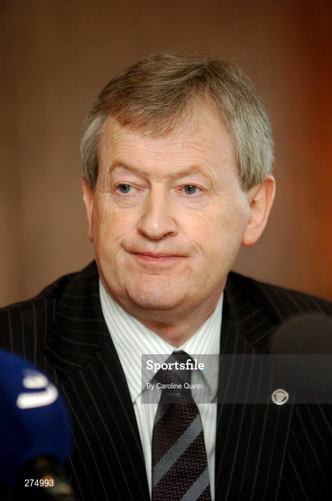 22 November 2007; Paraic Duffy at a press conference when it was announced that he will succeed Liam Mulvihill as Director General (Ard Stiúrthóir) of the Association. Croke Park, Dublin. Picture credit; Caroline Quinn / SPORTSFILE