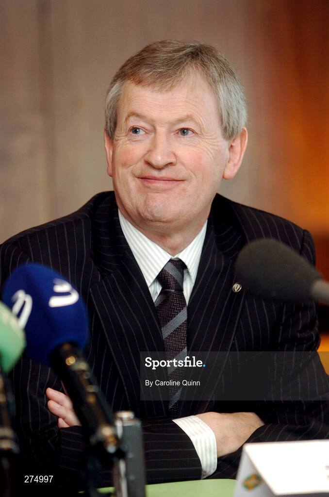 22 November 2007; Paraic Duffy at a press conference when it was announced that he will succeed Liam Mulvihill as Director General (Ard Stiúrthóir) of the Association. Croke Park, Dublin. Picture credit; Caroline Quinn / SPORTSFILE