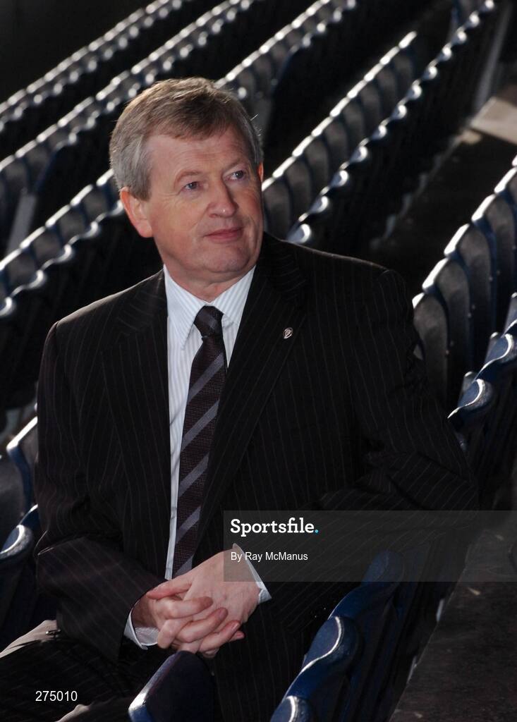 22 November 2007; Paraic Duffy relaxes in Croke Park after it was announced that he will succeed Liam Mulvihill as Director General (Ard Stiúrthóir) of the Association. Croke Park, Dublin. Picture credit; Ray McManus / SPORTSFILE