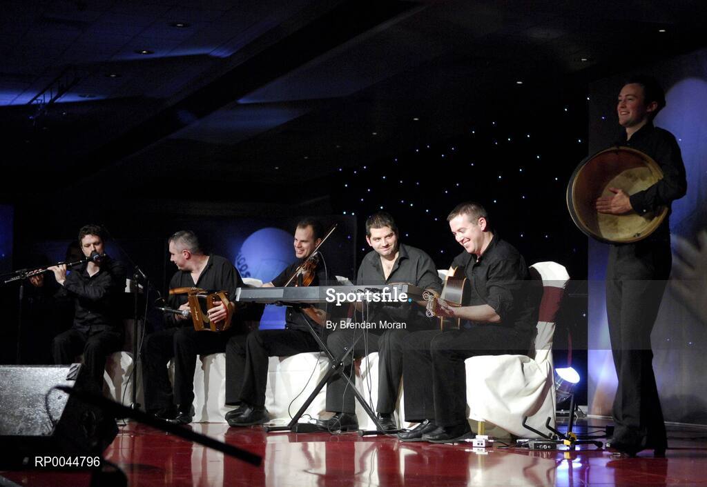 17 November 2007; Some of the entertainers performing at the 2007 O'Neills/TG4 Ladies Football All-Star Awards. Citywest Hotel, Conference, Leisure & Golf Resort, Saggart, Co Dublin. Picture credit: Brendan Moran / SPORTSFILE  *** Local Caption ***