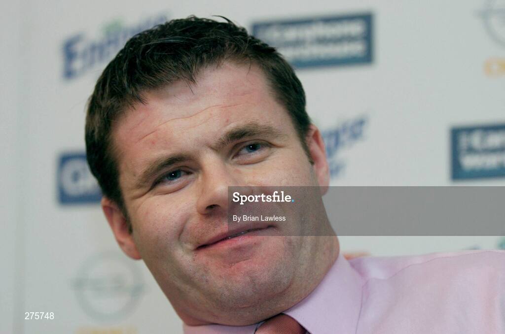 29 November 2007; Dessie Farrell, GPA Chief Executive, at a press conference to announce the agreement between the Minister for Arts, Sport and Tourism and the Irish Sports Council, GAA and GPA to recognise the contribution of Senior Inter-County Players and additional costs associated with enhancing team performance. The decision taken by the Minister for Arts, Sport and Tourism, Mr Seamus Brennan TD is to provide the sum of 3.5m euro to fund an Annual Team Performance Scheme and an Annual Support Scheme for inter-county GAA players. Jury's Croke Park Hotel, Jones's Road, Dublin. Picture credit; Brian Lawless / SPORTSFILE