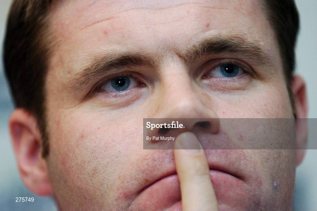 29 November 2007; Dessie Farrell, GPA Chief Executive, at a press conference to announce the agreement between the Minister for Arts, Sport and Tourism and the Irish Sports Council, GAA and GPA to recognise the contribution of Senior Inter-County Players and additional costs associated with enhancing team performance. The decision taken by the Minister for Arts, Sport and Tourism, Mr Seamus Brennan TD is to provide the sum of 3.5m euro to fund an Annual Team Performance Scheme and an Annual Support Scheme for inter-county GAA players. Jury's Croke Park Hotel, Jones's Road, Dublin. Picture credit; Brian Lawless / SPORTSFILE
