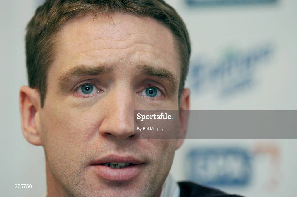 29 November 2007; Kieran McGeeney, GPA Secretary, at a press conference to announce the agreement between the Minister for Arts, Sport and Tourism and the Irish Sports Council, GAA and GPA to recognise the contribution of Senior Inter-County Players and additional costs associated with enhancing team performance. The decision taken by the Minister for Arts, Sport and Tourism, Mr Seamus Brennan TD is to provide the sum of 3.5m euro to fund an Annual Team Performance Scheme and an Annual Support Scheme for inter-county GAA players. Jury's Croke Park Hotel, Jones's Road, Dublin. Picture credit; Brian Lawless / SPORTSFILE