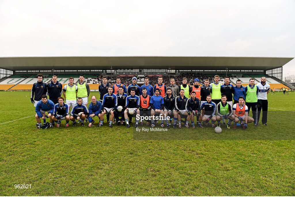 14 February 2015; The St Vincent's panel. AIB GAA Football All-Ireland Senior Club Championship, Semi-Final, Corofin v St Vincent's. O'Connor Park, Tullamore, Co. Offaly. Picture credit: Ray McManus / SPORTSFILE