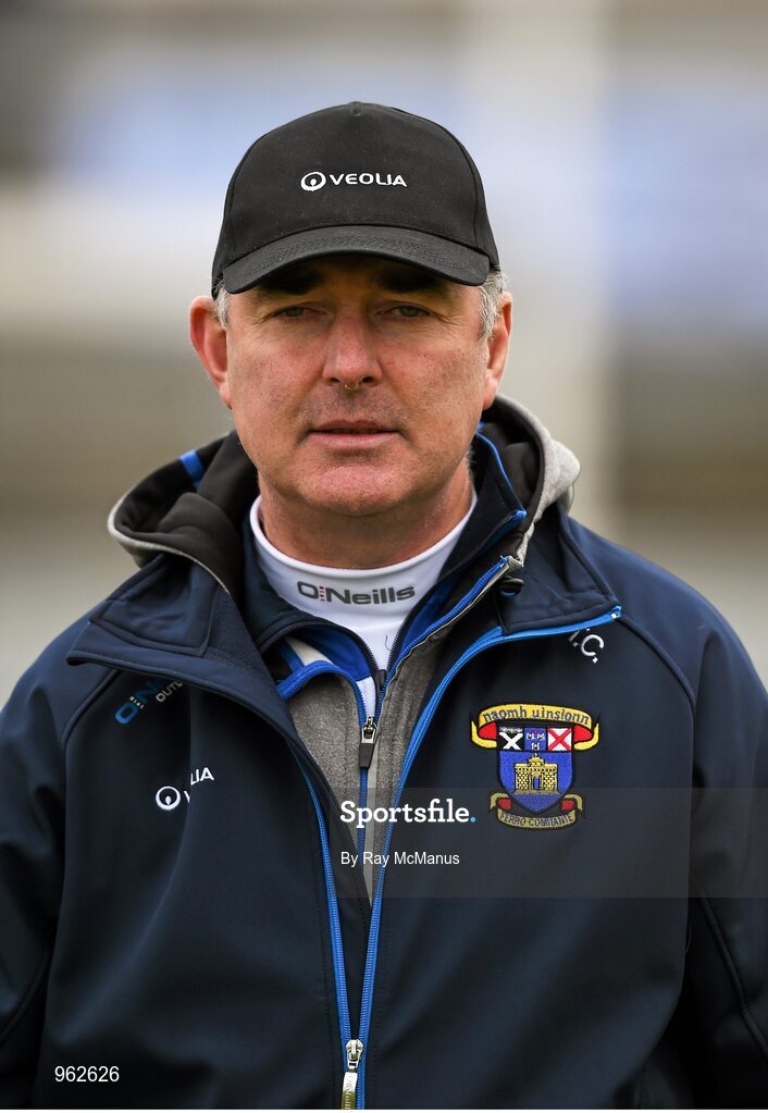 14 February 2015; St Vincent's manager Tommy Conroy before the game. AIB GAA Football All-Ireland Senior Club Championship, Semi-Final, Corofin v St Vincent's. O'Connor Park, Tullamore, Co. Offaly. Picture credit: Ray McManus / SPORTSFILE