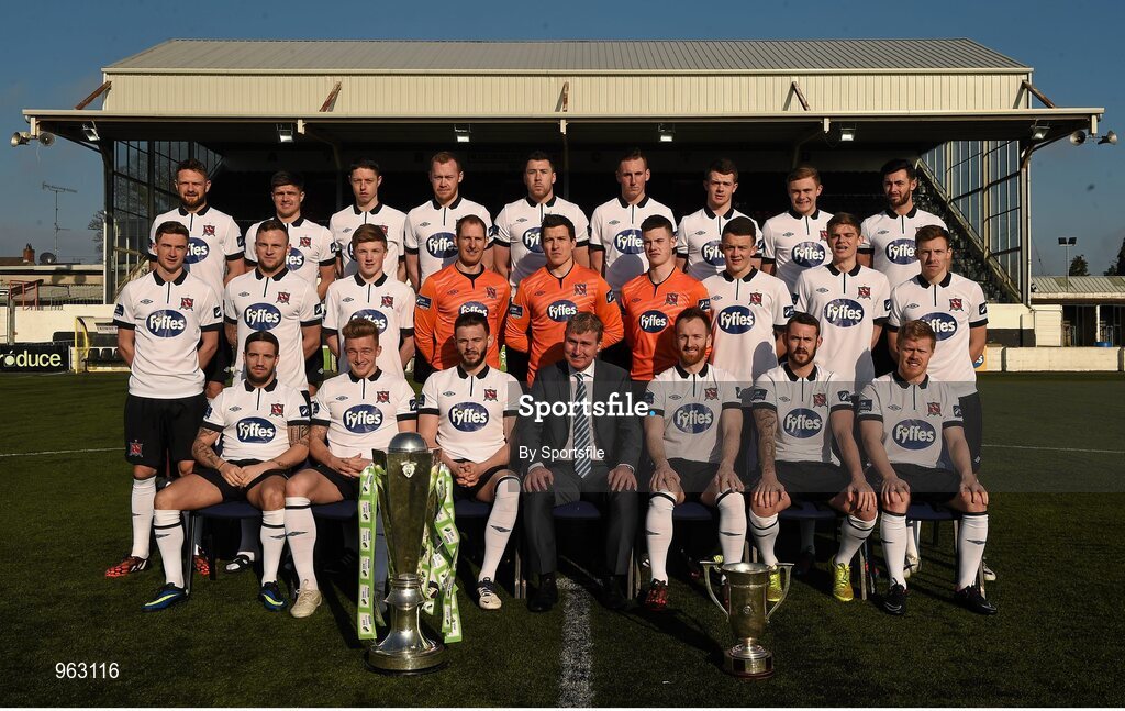 15 February 2015; The Dundalk squad. Dundalk Squad and Player Portraits, Oriel Park, Dundalk, Co. Louth. Photo by Sportsfile