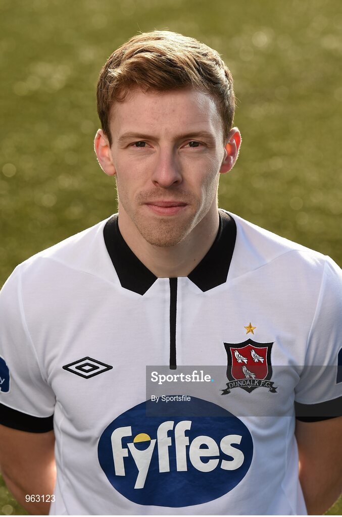 15 February 2015; David McMillan, Dundalk. Dundalk Squad and Player Portraits, Oriel Park, Dundalk, Co. Louth. Photo by Sportsfile