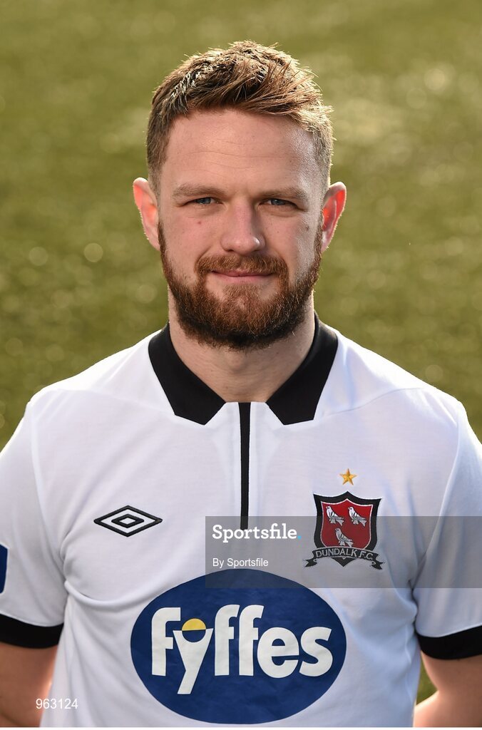 15 February 2015; Dane Massey, Dundalk. Dundalk Squad and Player Portraits, Oriel Park, Dundalk, Co. Louth. Photo by Sportsfile
