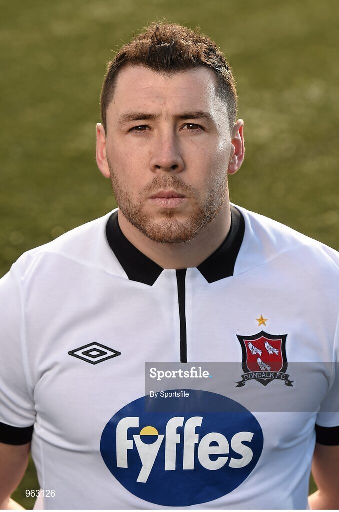 15 February 2015; Brian Gartland, Dundalk. Dundalk Squad and Player Portraits, Oriel Park, Dundalk, Co. Louth. Photo by Sportsfile